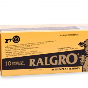 Ralgro growth implants for cattle – box of 24 hormone-free zeranol implants for improved weight gain