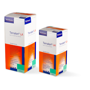 Terralon LA 250ml bottle – long-acting antibiotic injection for cattle, sheep, goats, and pigs