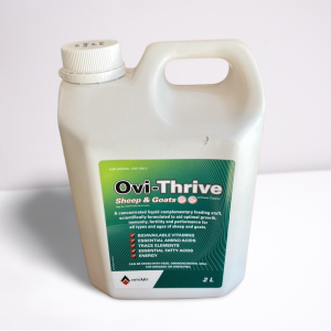 Ovi-Thrive oral supplement bottle 2L for sheep and goats