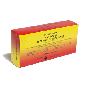 Pack of 10 Afterbirth Pessaries – used to treat uterine infections in farm animals after birth