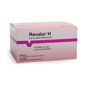 MSD Revalor H growth promotant cartridge for heifers and steers in feedlots – 10 implants per unit