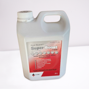 2L container of Antrovet Super Boost liquid for stressed or growing animals